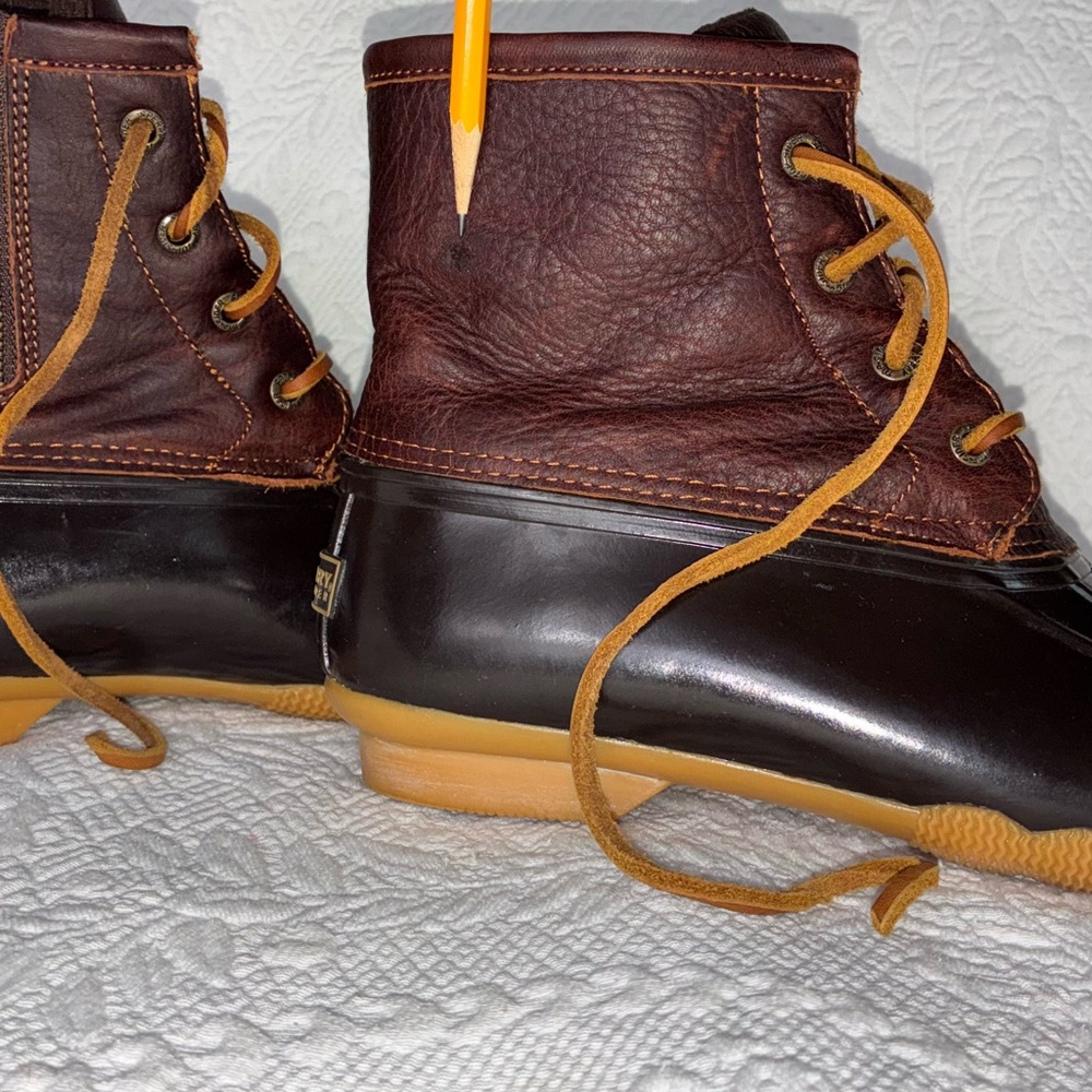 Sperry Black and Brown Duck Boots - Picture 14 of 16